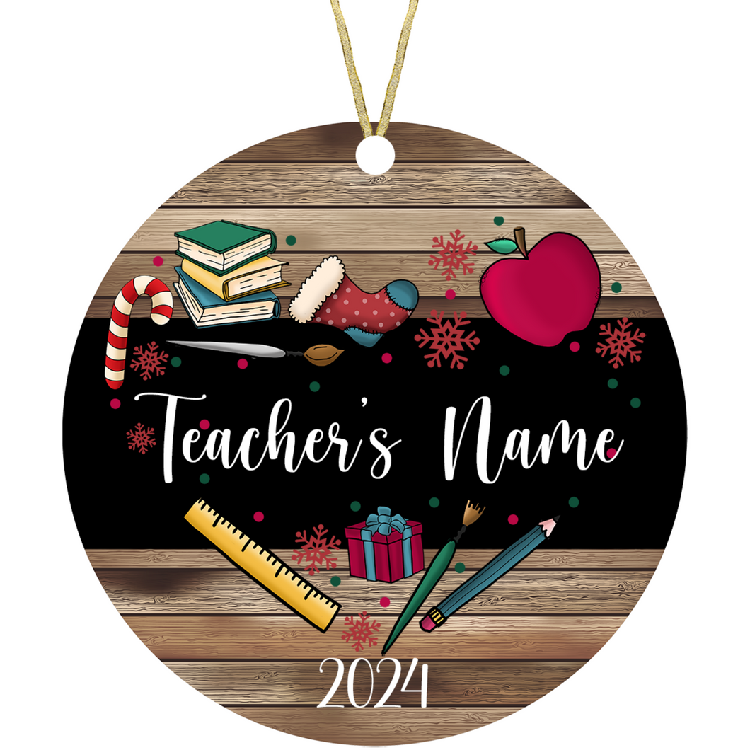 Teacher Ornament 2024