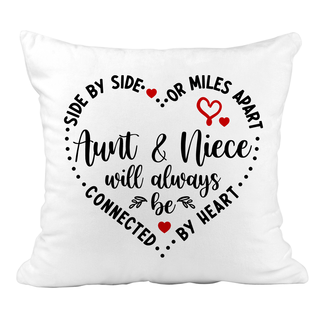 Side by Side or Miles Apart Pillow