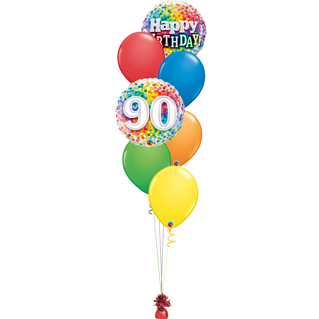 Cheers to 90 Years! Balloon Bouquet