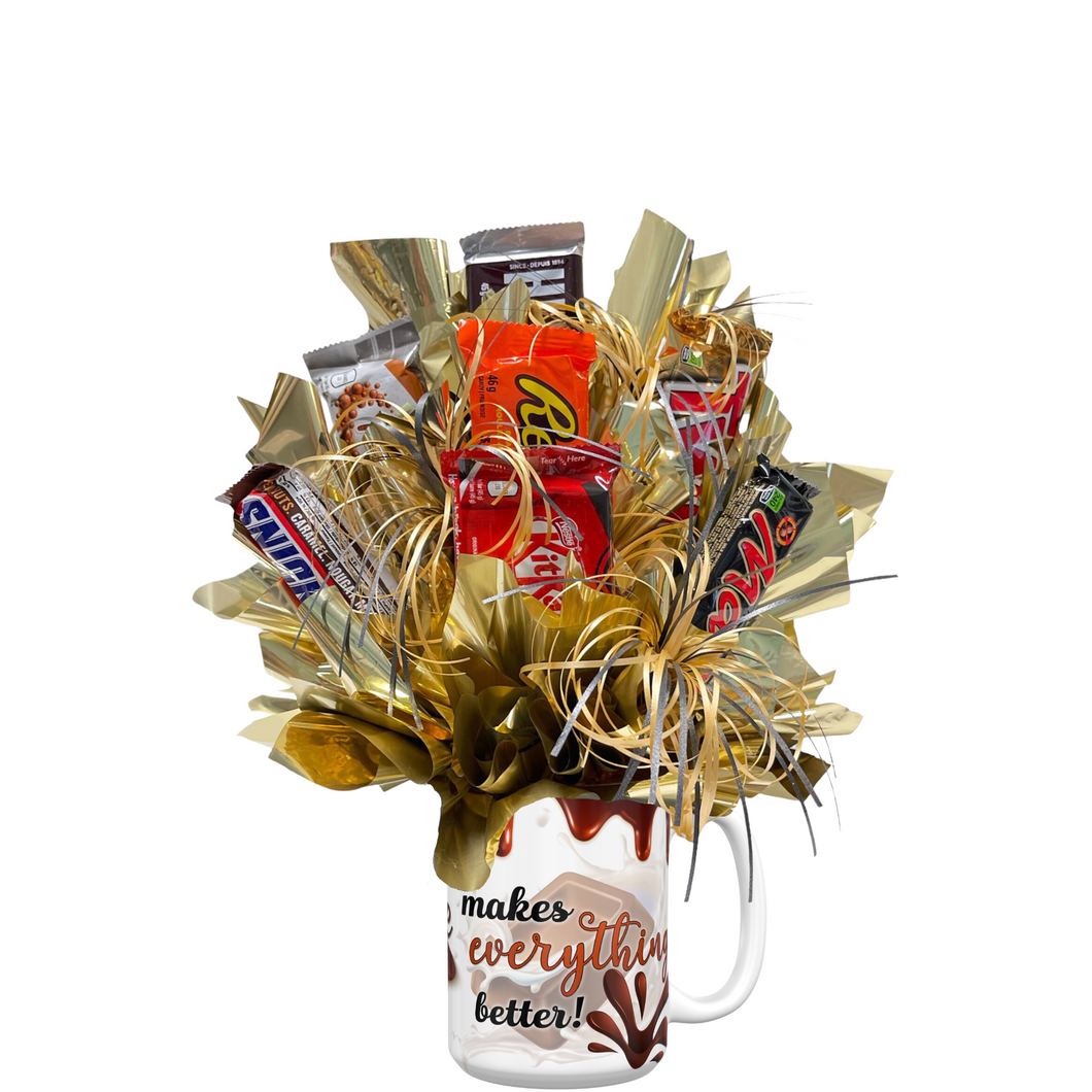 Chocolate Makes Everything Better Candy Bouquet