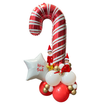 Load image into Gallery viewer, Candy Cane Arrival Balloon Marquee
