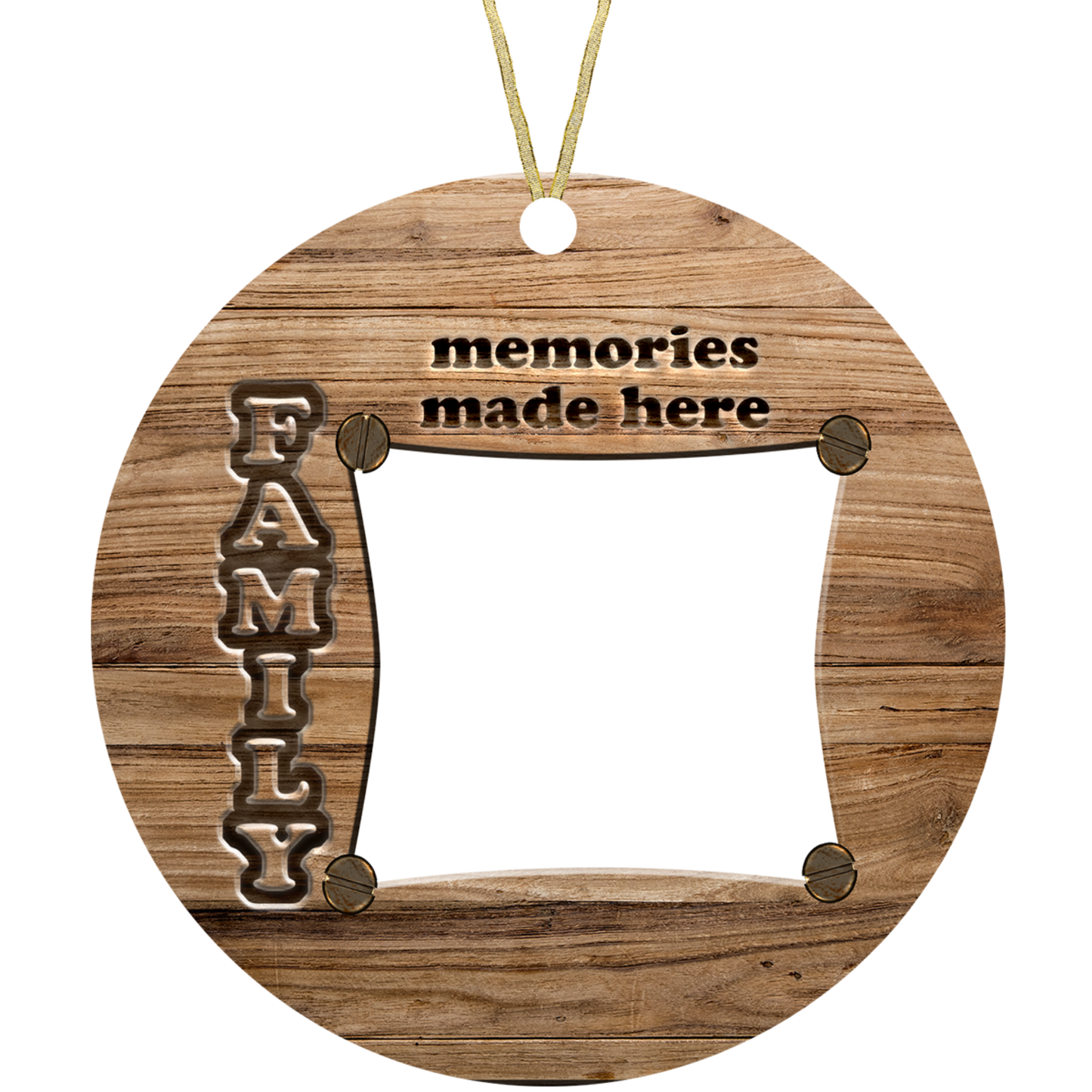 Family Memories made Here Ornament
