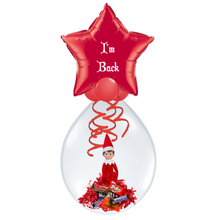 Load image into Gallery viewer, I&#39;m Back / We&#39;re Back Stuffed Arrival Balloon with Goodies

