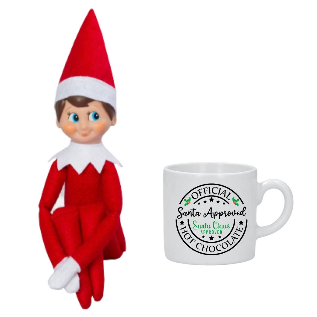 Santa Approved Elf Size Mug 3.5oz