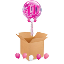 Load image into Gallery viewer, 40th Sparkle Balloon in a Box

