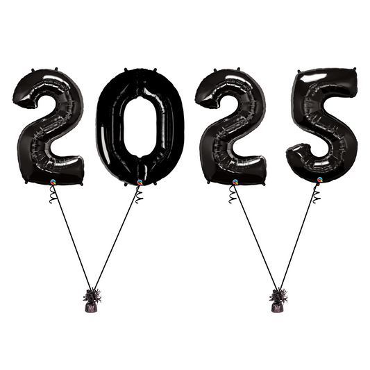 2025 - 34" Numbers - Black