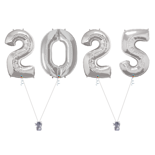 2025 - 34" Numbers - Silver