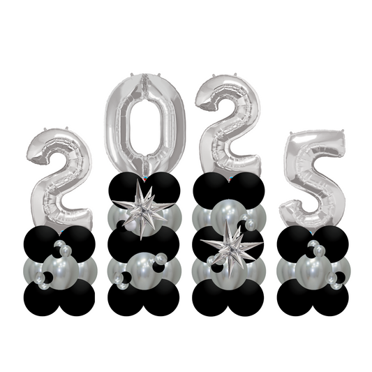2025 Columns - Black and Silver