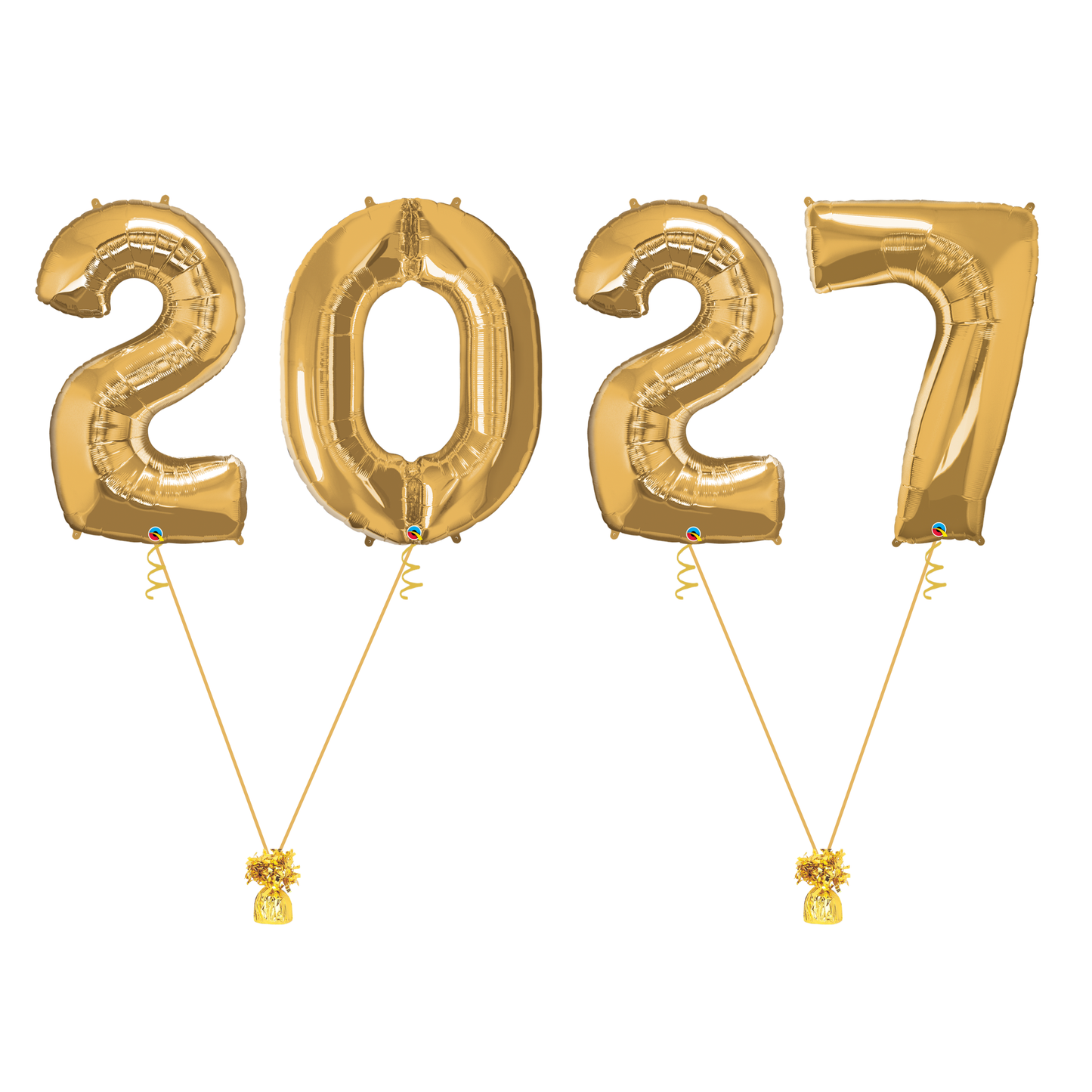 2027 34" Numbers - Gold