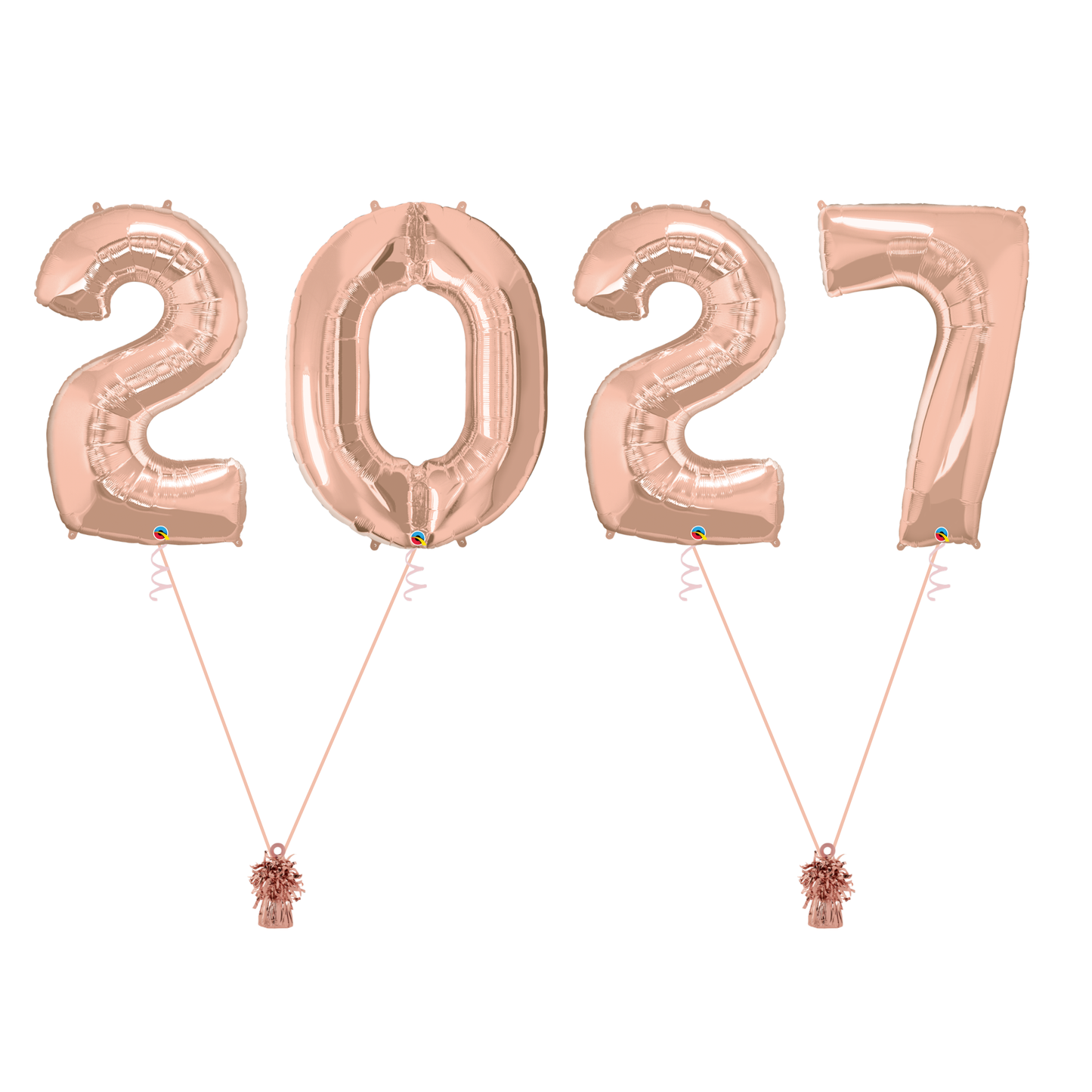2027 - 34" Numbers - Rose Gold
