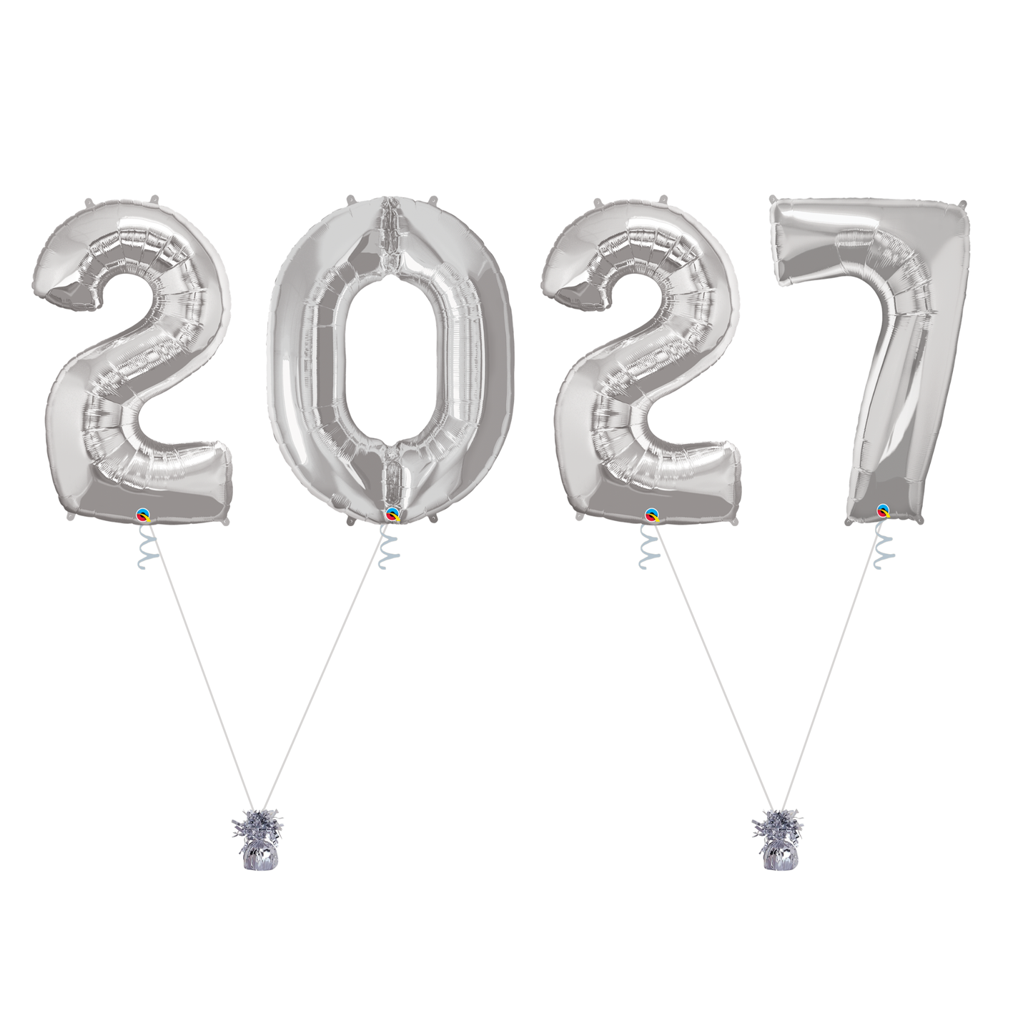 2027 - 34" Numbers - Silver