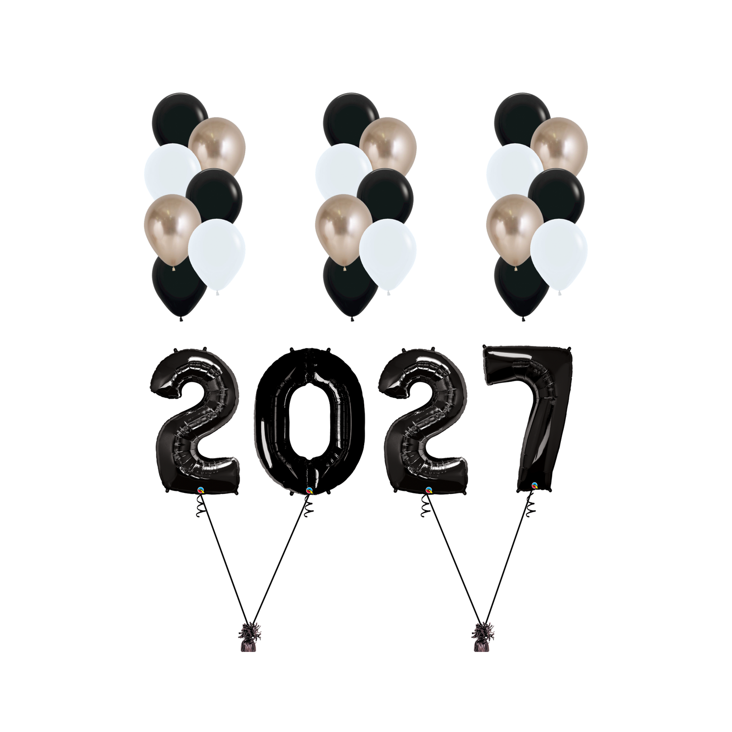 2027 Black Champagne and White Bundle