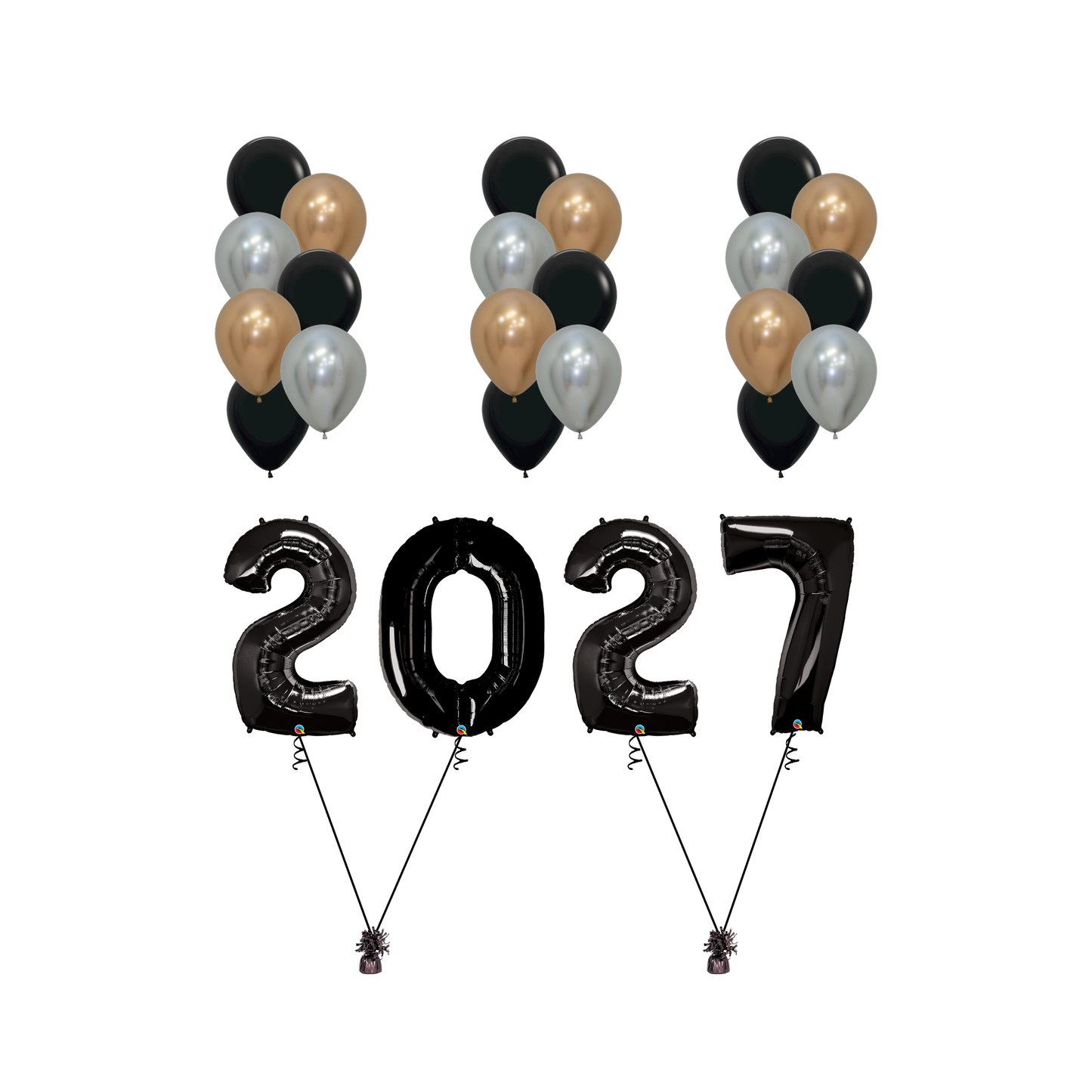 2027 New Year"s Bundle - Black Gold and Silver