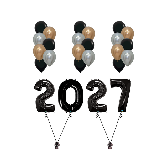 2027 New Year"s Bundle - Black Gold and Silver