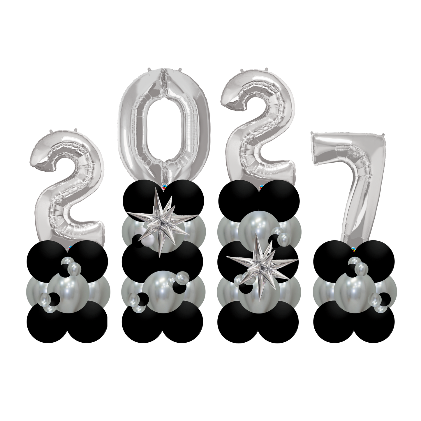 2027 Columns - Black and Silver