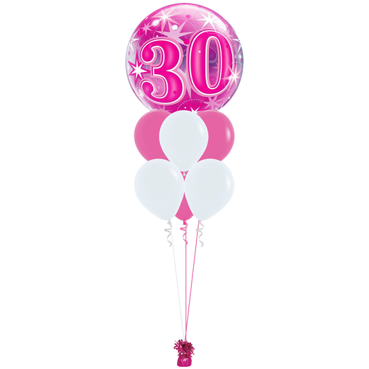 30th Birthday Pink Starburst Bouquet