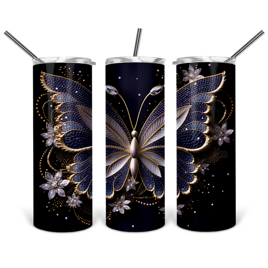 3D Butterfly Tumbler