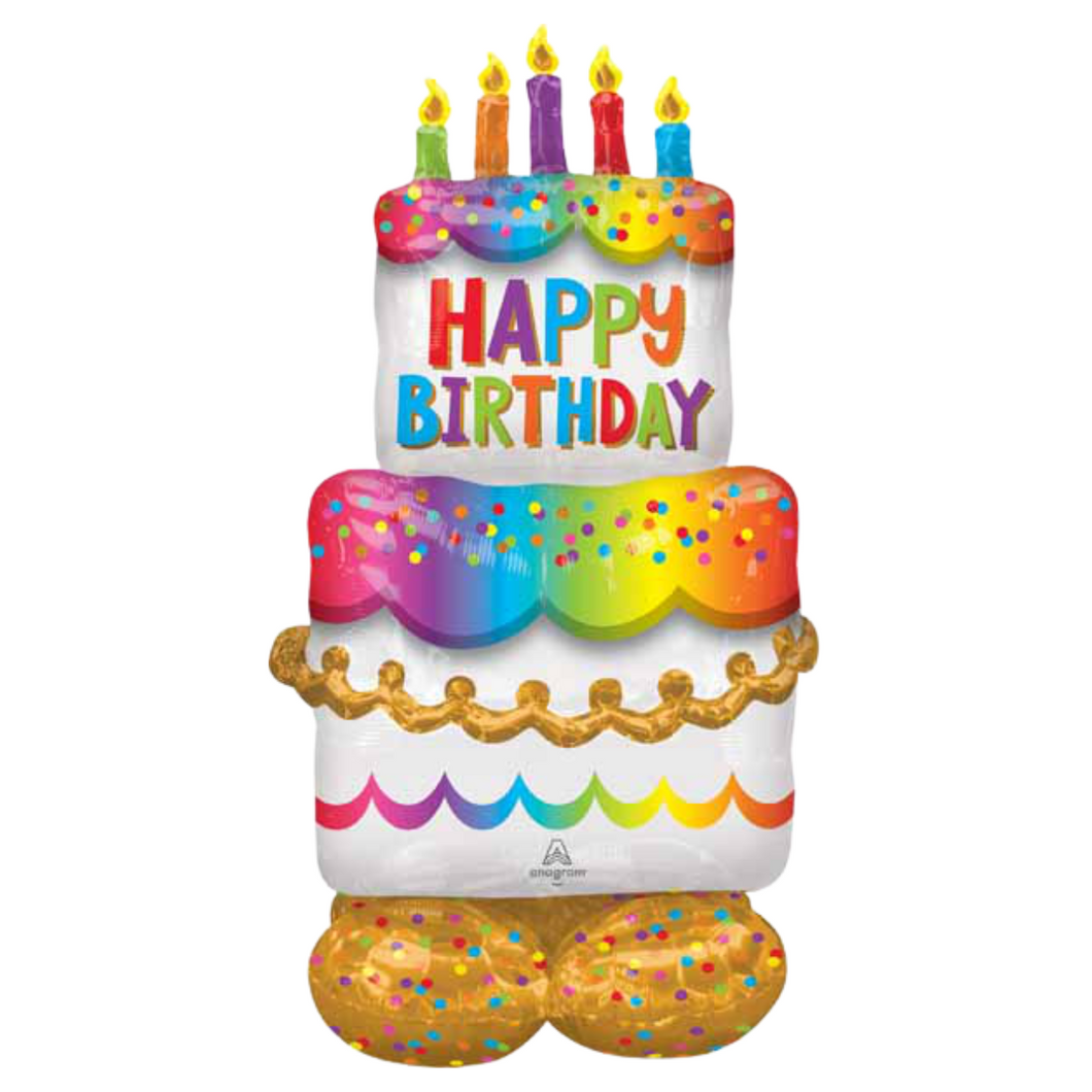 4ft Birthday Cake Airloonz