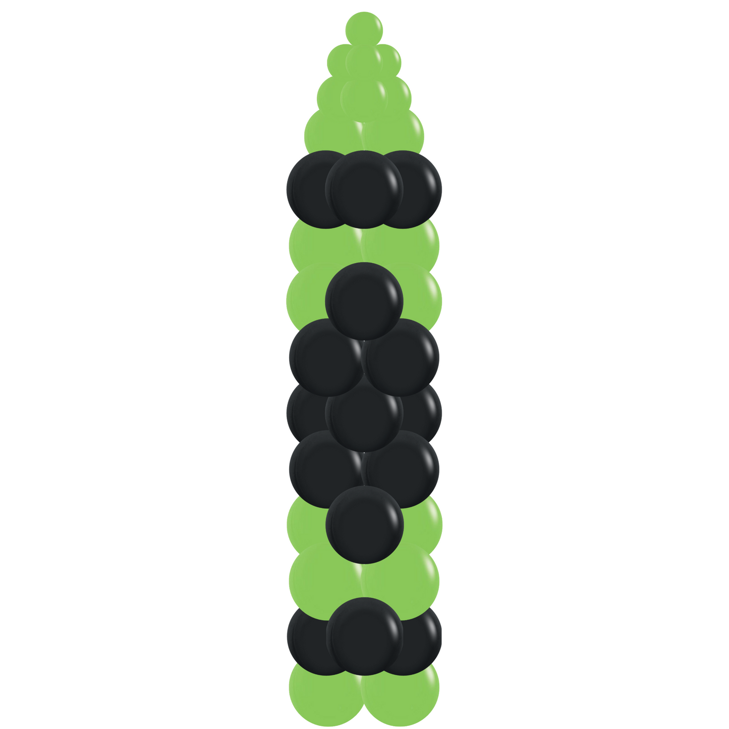 7ft Lime Green Crayon Balloon Column (Indoor)
