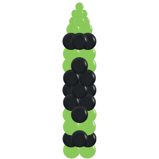 7ft Lime Green Crayon Balloon Column (Indoor)