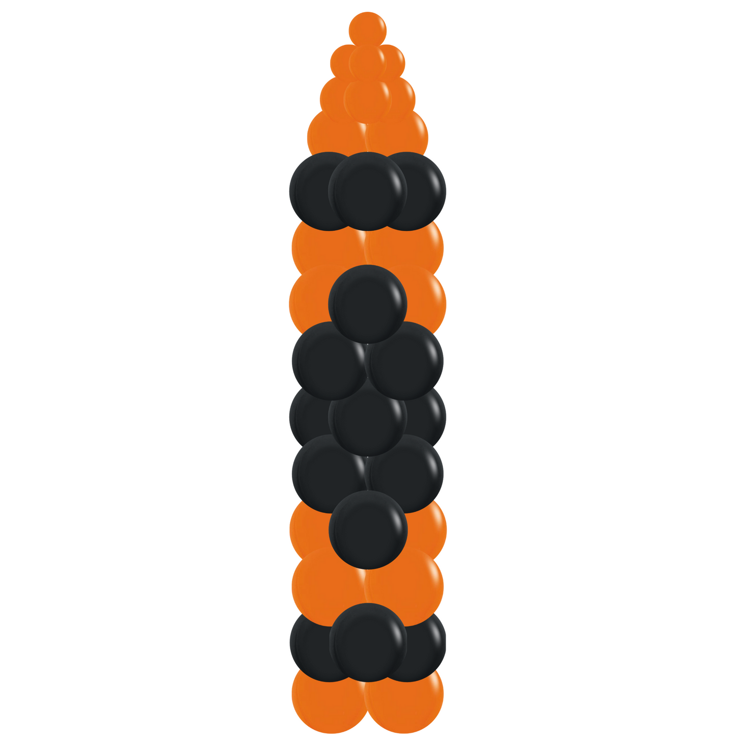 7ft Orange Crayon Balloon Column (Indoor)