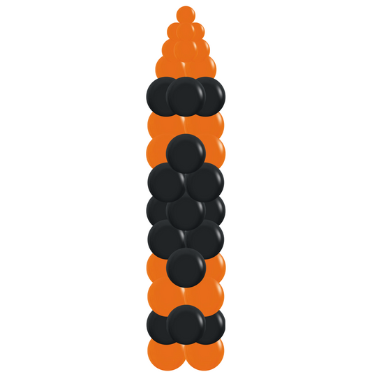 7ft Orange Crayon Balloon Column (Indoor)