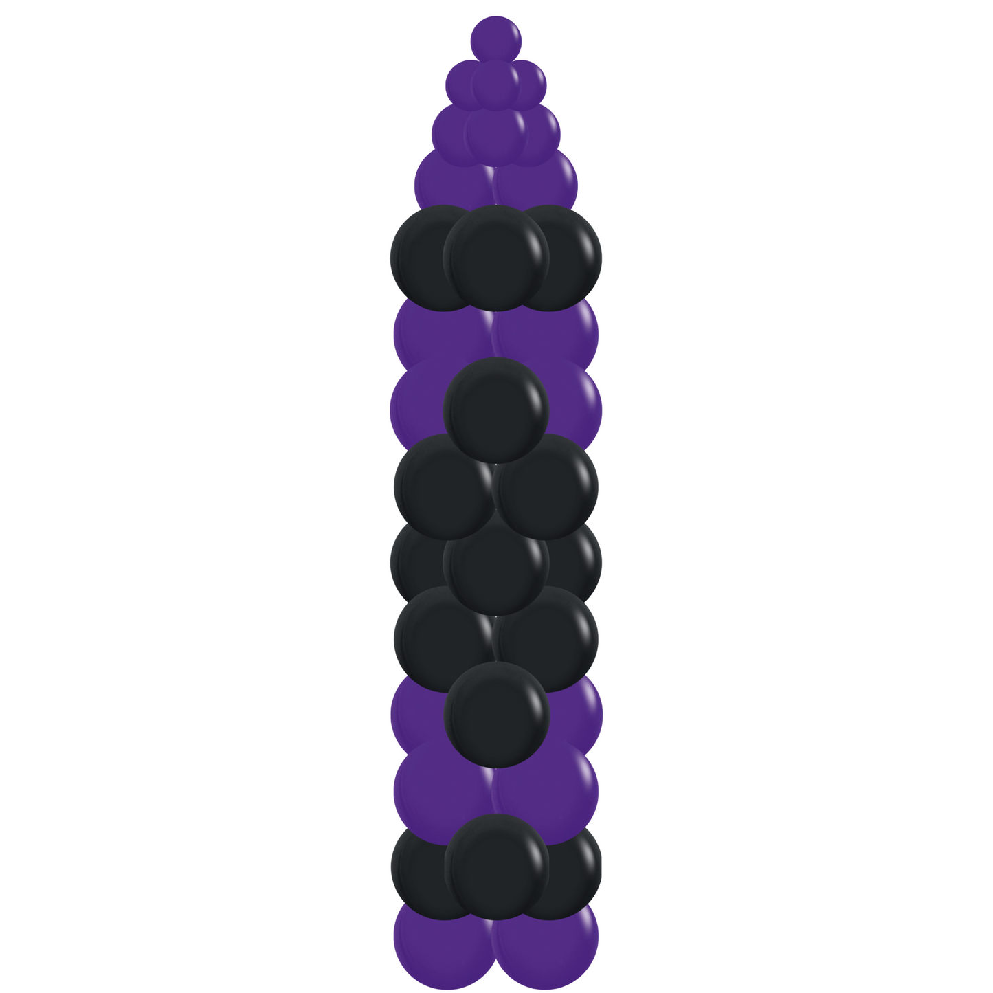 7ft Purple Crayon Balloon Column (Indoor)