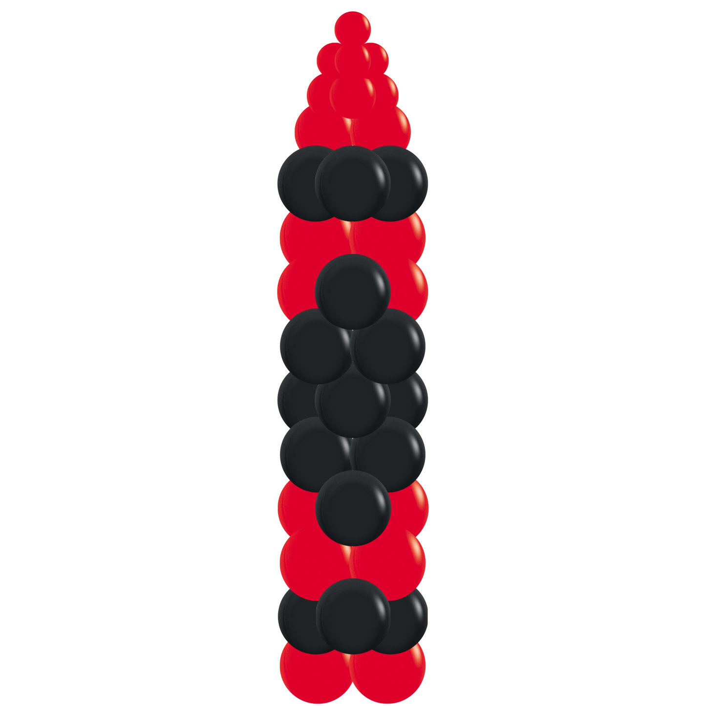 7ft Red Crayon Balloon Column (Indoor)