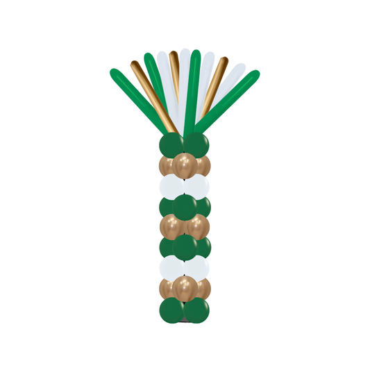 8ft Windweaver Column - Green Gold White