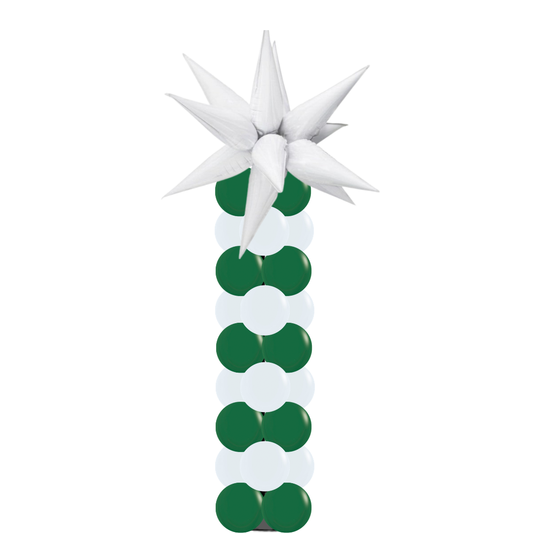 8ft Starburst Balloon Column