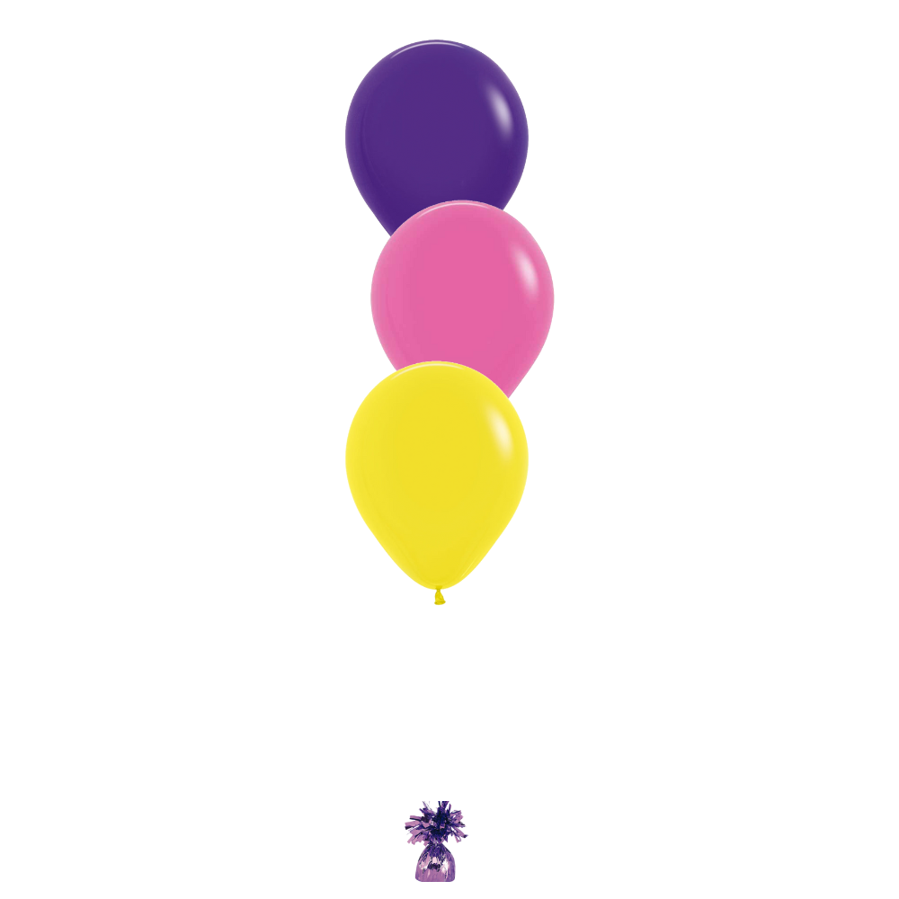 Bouquet of 3 11" Latex Balloons