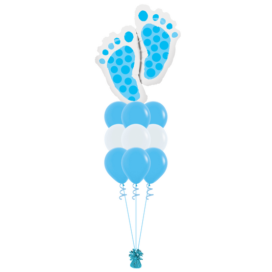 Baby Boy Feet Balloon Bouquet