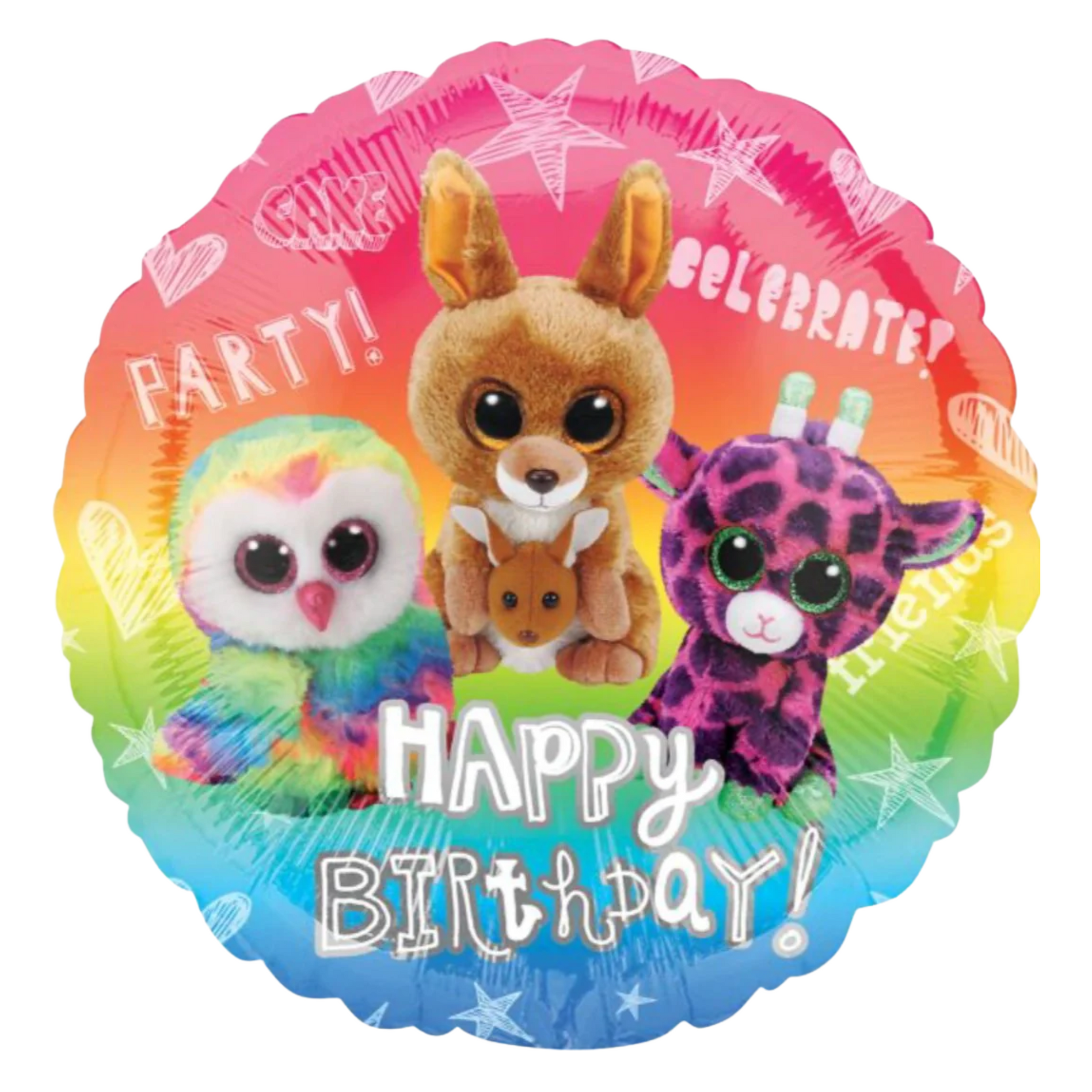 Beanie Boo's 18" Foil Balloon
