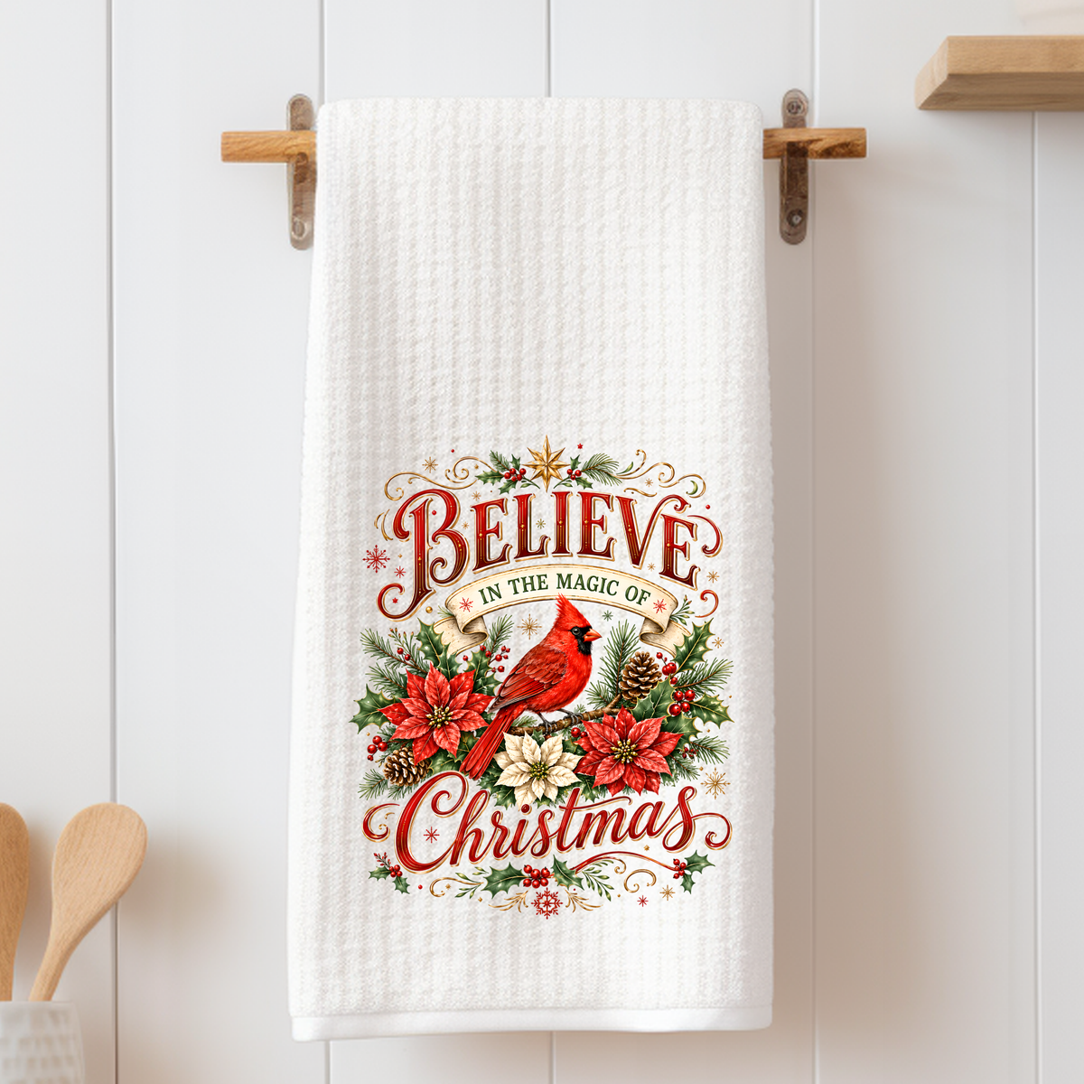 Believe in the Magic of Christmas  - Tea Towel