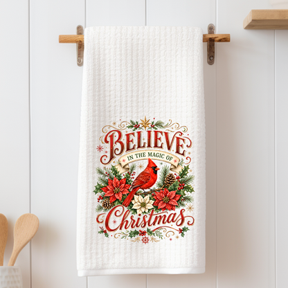 Believe in the Magic of Christmas  - Tea Towel