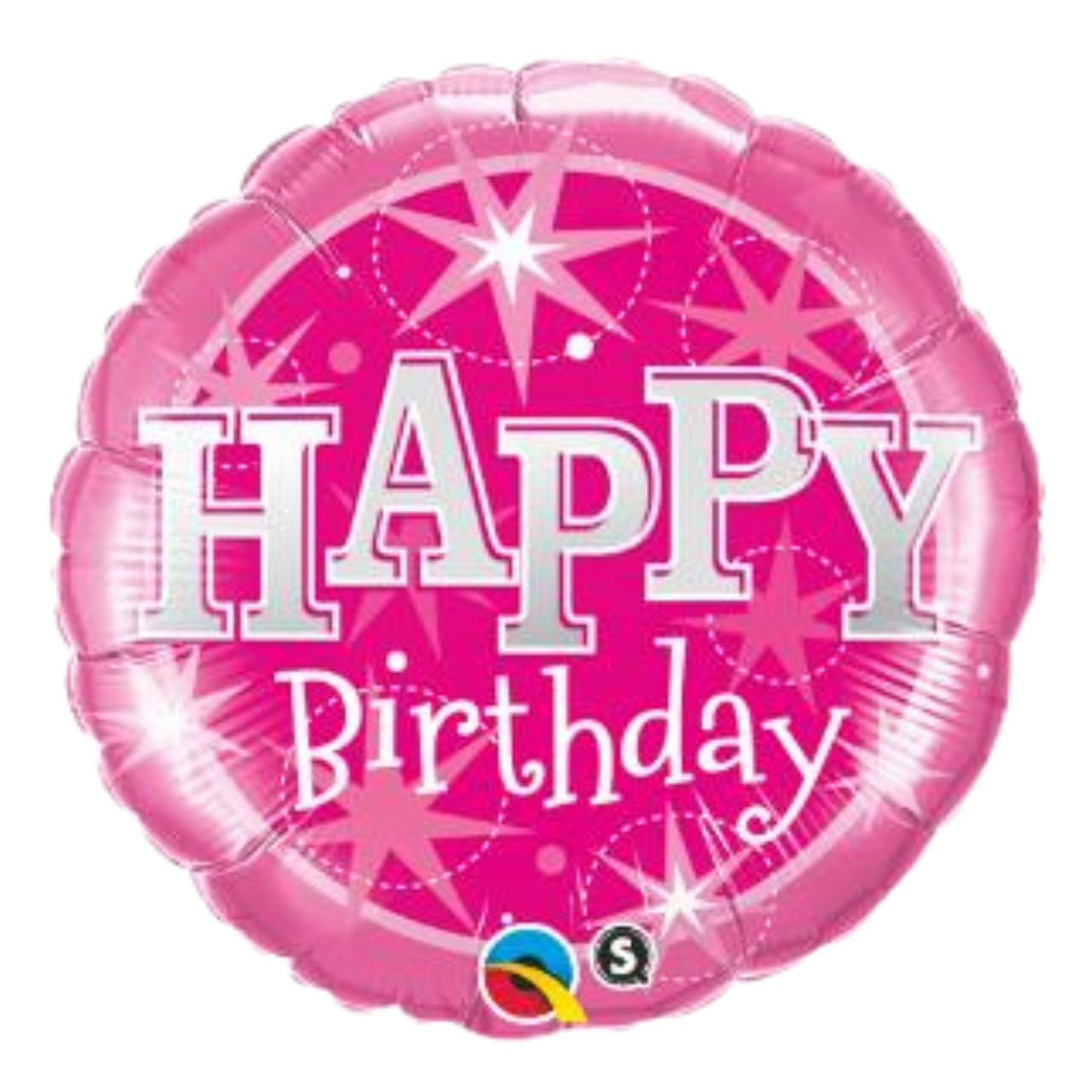 Birthday Pink Sparkles 18" Foil Balloon