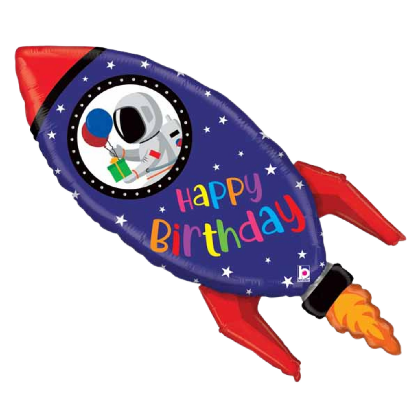 Birthday Rocket 40" Foil Balloon