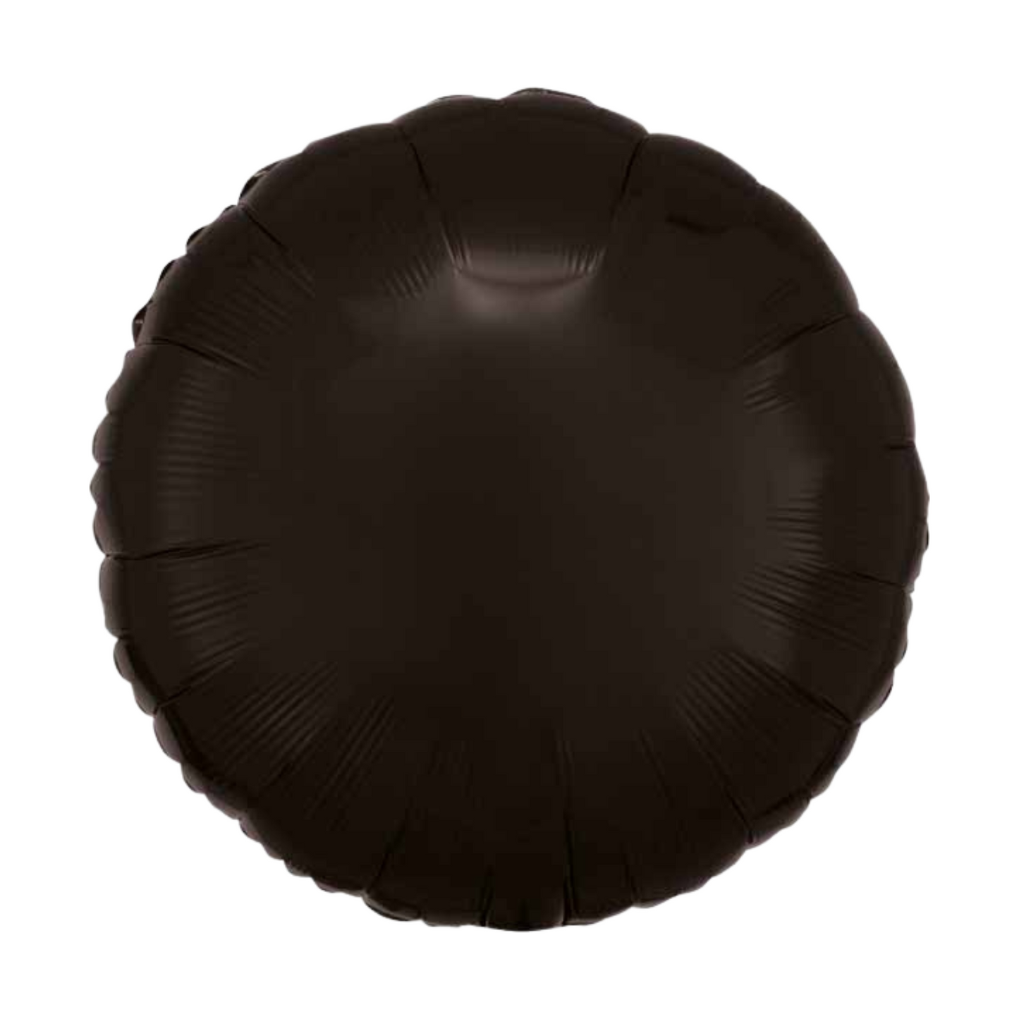 Black Round 18" Foil Balloon