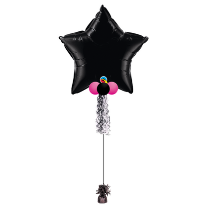 Custom 36" Black Star Balloon