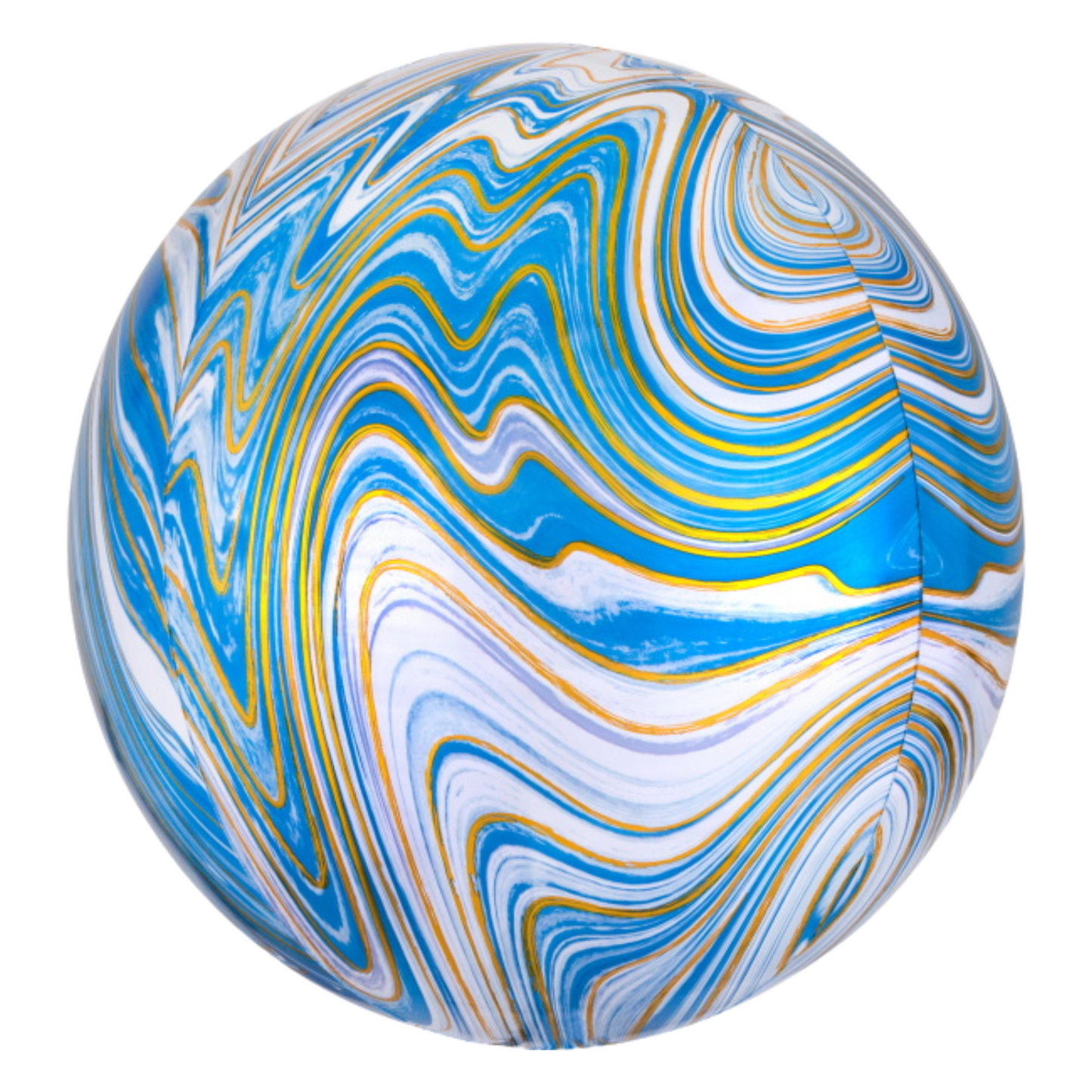 Blue Marblez 16" Orb Balloon
