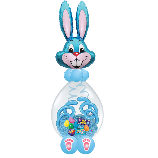 35" Bunny Stuffed Balloon - Blue
