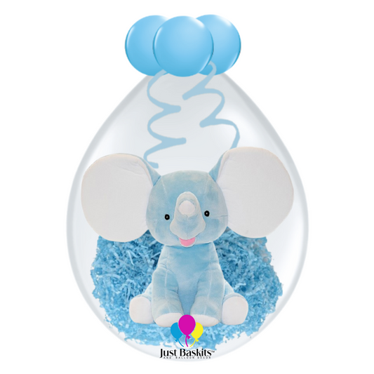 Blue Elephant Stuffed Balloon