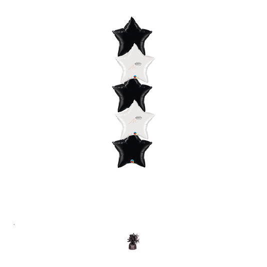 Bouquet of 5 (Floor Height) with Bonvoy Logo