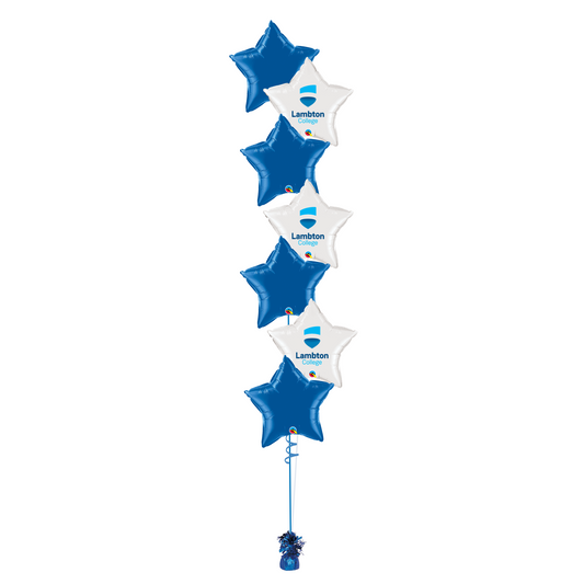 Bouquet of 7 Foil Balloons with Logo