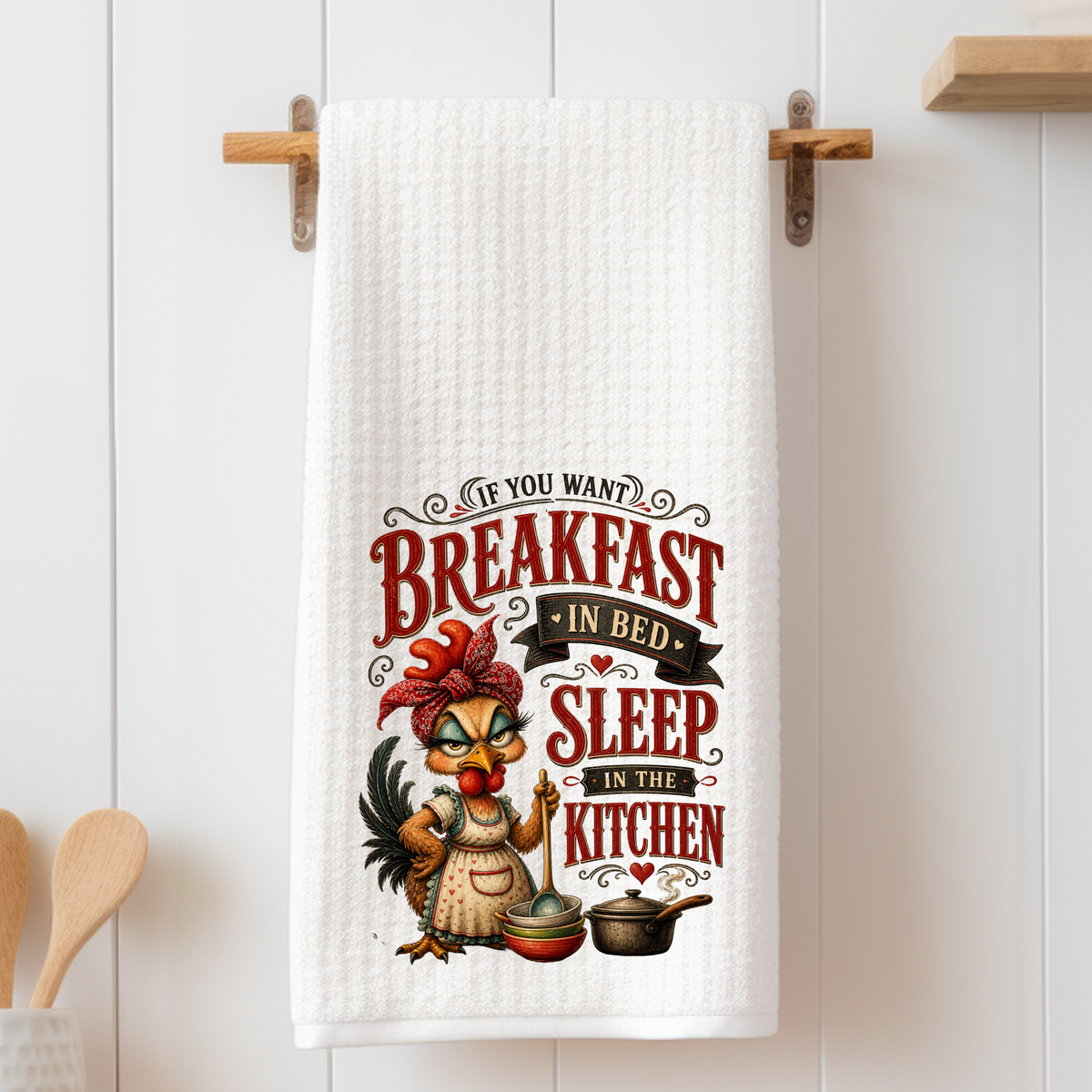 Breakfast in Bed... - Tea Towel