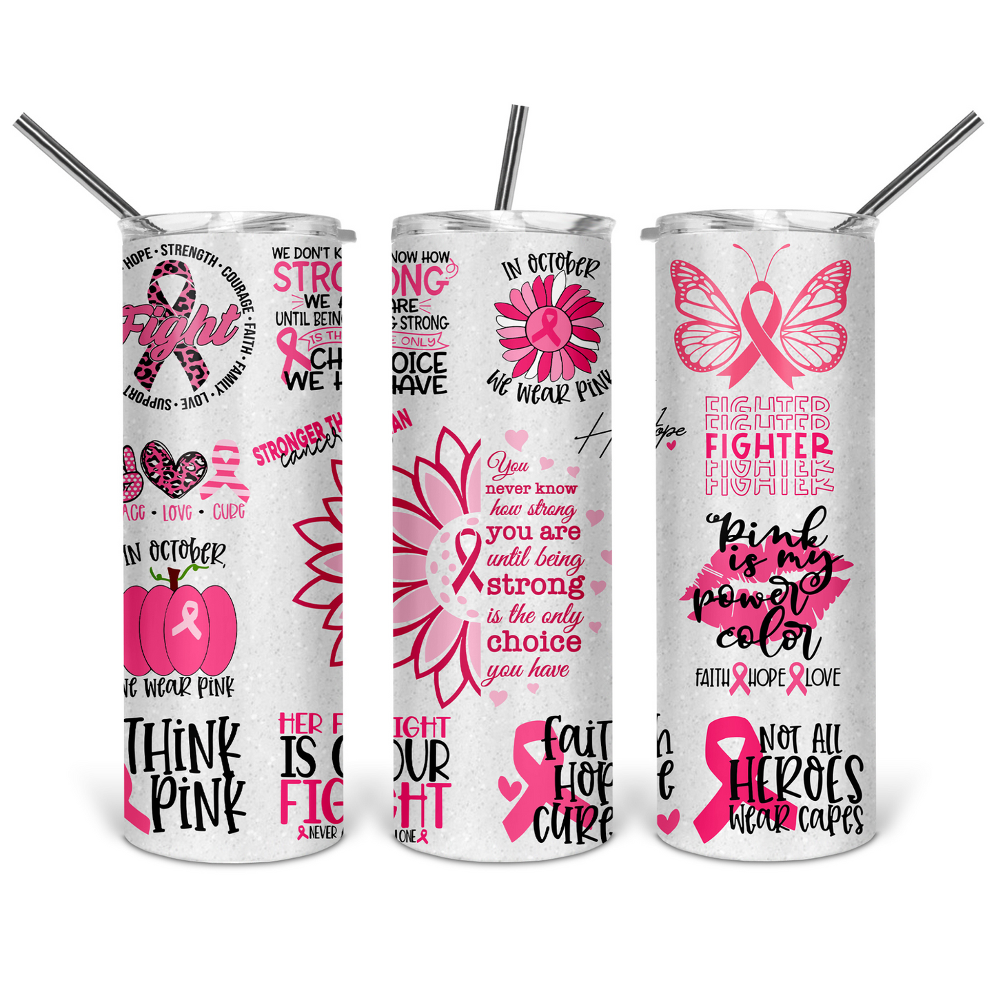 Breast Cancer Awareness Tumbler