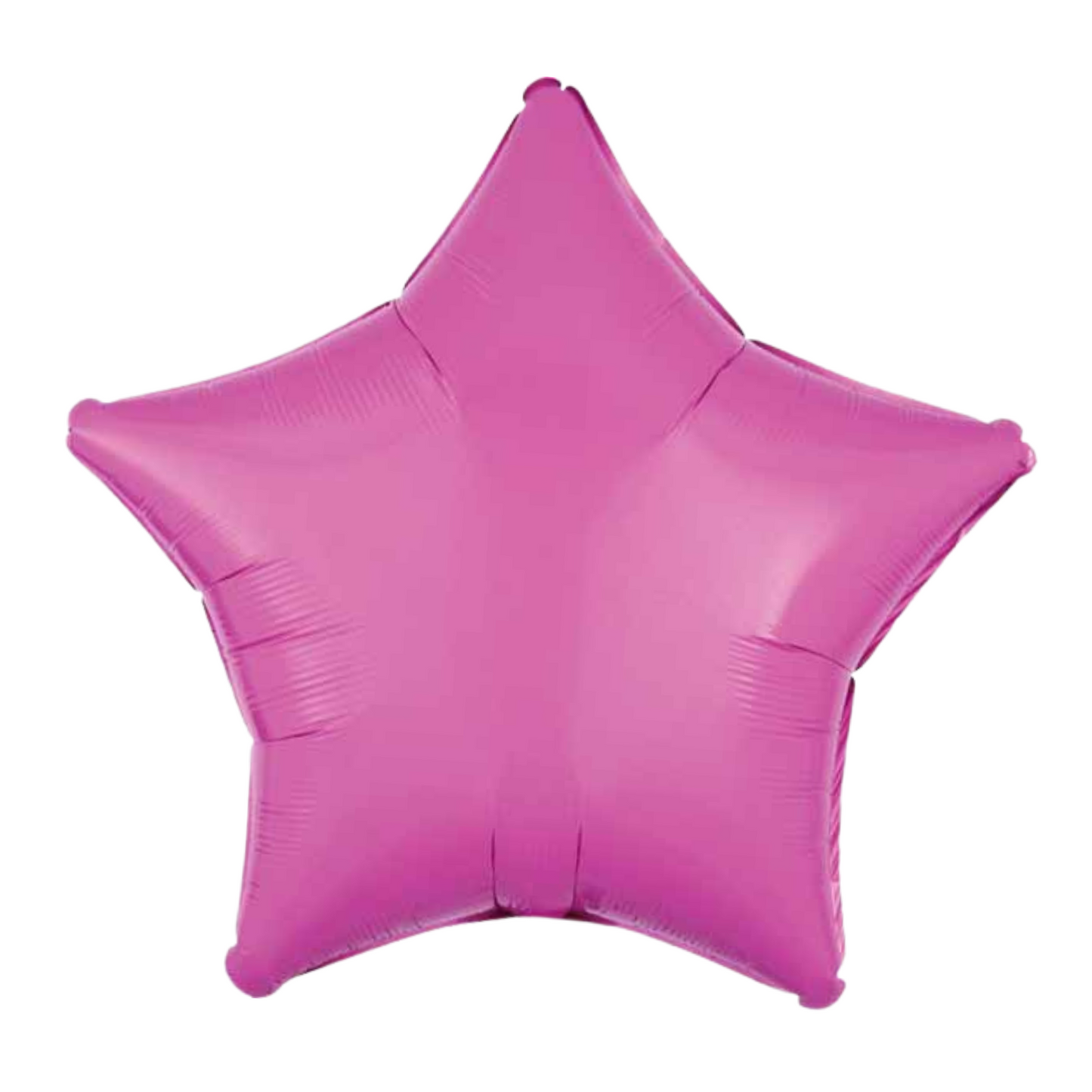 Bright Bubble Gum Pink Star 19" Foil Balloon