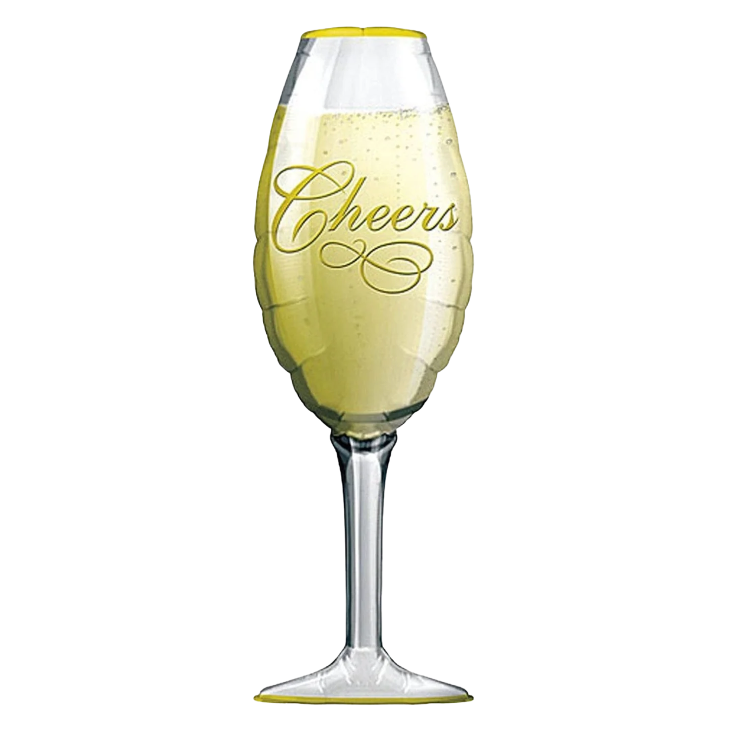 Bubbly Wine Glass 38" Foil Balloon