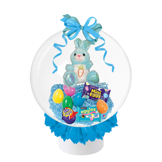 Bunny Sweet Surprise Stuffed Balloon - Blue
