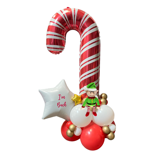 Candy Cane Arrival Balloon Marquee